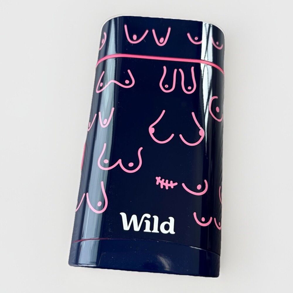 Wild Natural Deodorant Refillable Case Boobs Coppafeel